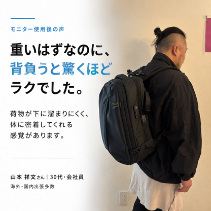 圧縮バックパック